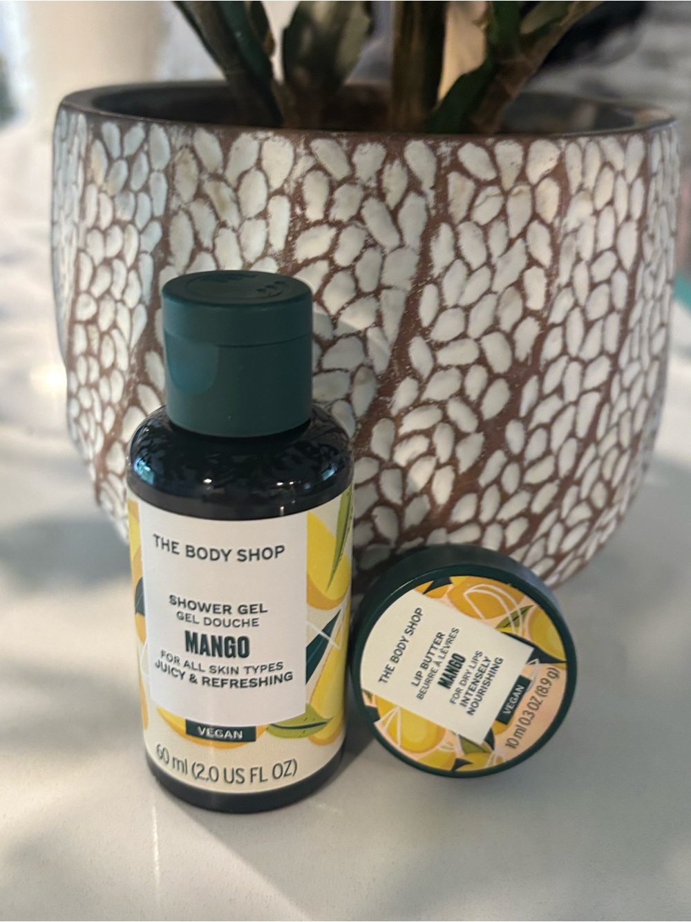 The Body Shop Mango Mini Shower Gel & Lip Butter